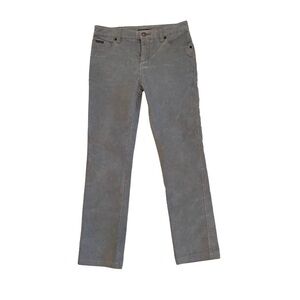 Quiksilver Blue/Grey Straight-Leg Cord Y2K